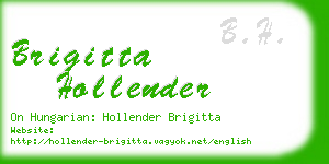 brigitta hollender business card